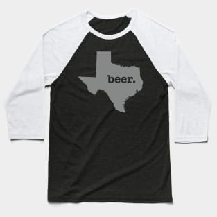 Texas Beer Baseball T-Shirt